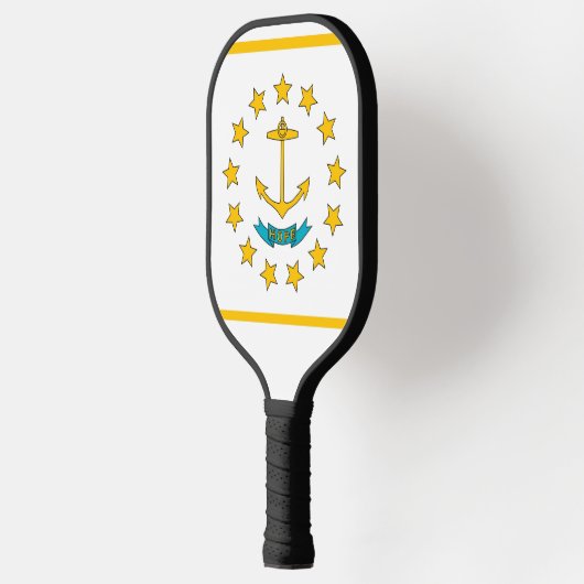 Pickleball Paddle with flag of Rhode Island, USA (Links)