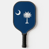 Pickleball Paddle with flag of South Carolina, USA (Achterkant)