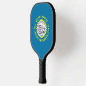 Pickleball Paddle with flag of South Dakota, USA (Links)