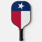 Pickleball Paddle with flag of Texas USA (Voorkant)
