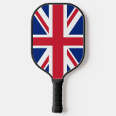 Pickleball Paddle with flag of United Kingdom (Achterkant)