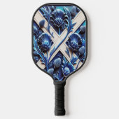 Pickleball Paddle with Scottish Thistles (Voorkant)