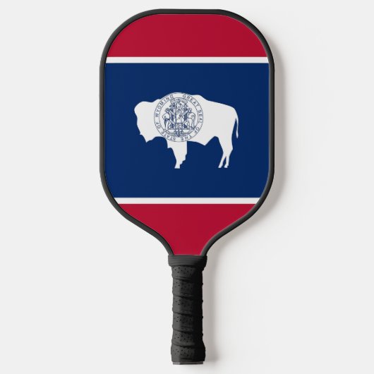 Pickleball Paddle, Wyoming flag Paddle (Voorkant)