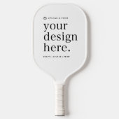 Pickleball Paddle Your Design Upload (Voorkant)