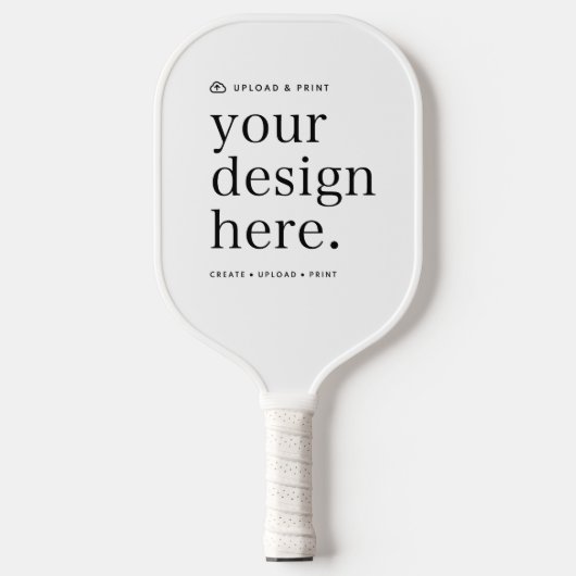 Pickleball Paddle Your Design Upload (Voorkant)
