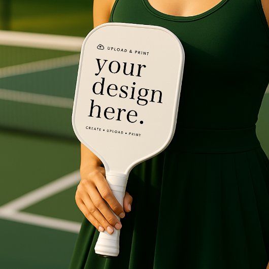 Pickleball Paddle Your Design Upload