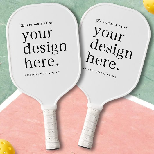 Pickleball Paddle Your Design Upload