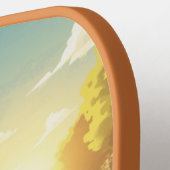 Pickleball Paddle Zonsopgang Wedstrijd (Links Detail)