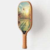 Pickleball Paddle Zonsopgang Wedstrijd (Links)