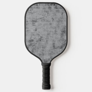 Pickleball-paddlegrijs verweerde bakstenen muur pickleball paddle
