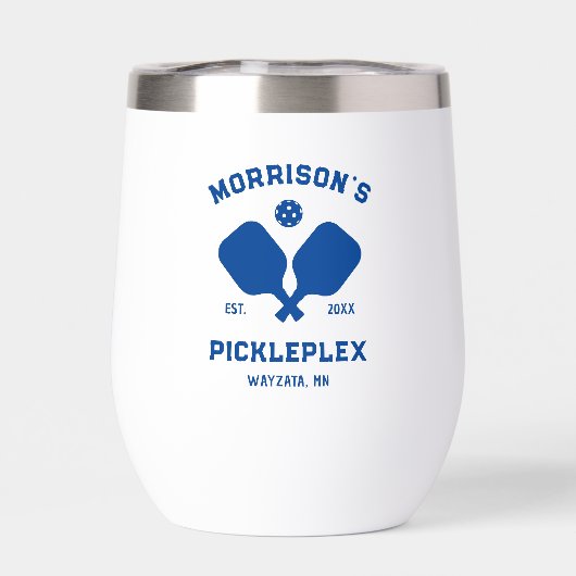 Pickleball Paddles Aangepaste tekst Home Court (Achterkant)