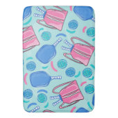 Pickleball Paddles Blauw Badmat (Voorkant Verticaal)