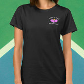 Pickleball Paddles Club Team Logo Custom T-Shirt