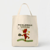 Pickleball Paddles goed met andere Canvas tassen (Voorkant)