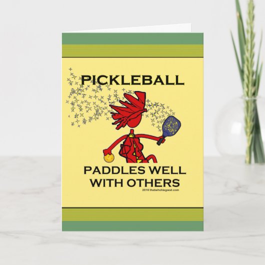 Pickleball Paddles goed met anderen Kaart (Voorkant)