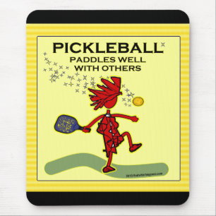 Pickleball Paddles goed met anderen Muismat