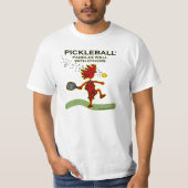 Pickleball Paddles goed met anderen T-shirt (Voorkant)