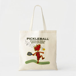 Pickleball Paddles goed met anderen Tote Bag