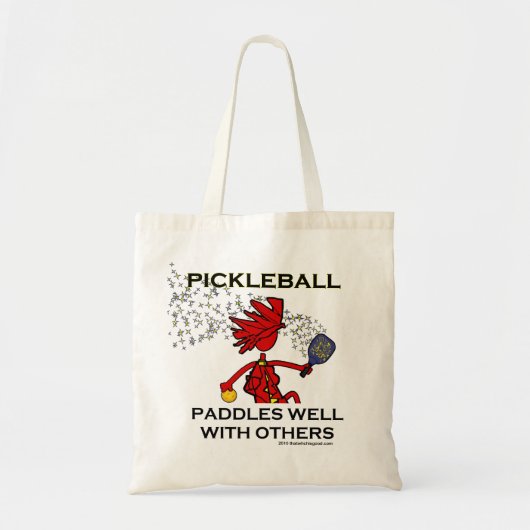 Pickleball Paddles goed met anderen Tote Bag (Voorkant)