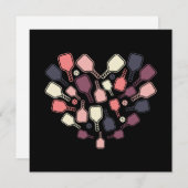  Pickleball Paddles Heart Bedankkaart (Voorkant / Achterkant)