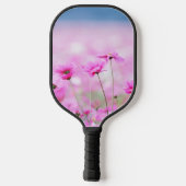 Pickleball Paddles met groen bloemenveld afbeeldin (Achterkant)