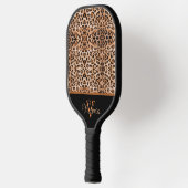 Pickleball-paddles met wilde luipaardprint pickleball paddle (Links)
