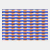 Pickleball Paddles, Oranje Pickleball Balls, blauw Inpakpapier Vel (Voorkant 3)