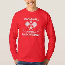 Pickleball Palm Springs California US Custom T-shirt