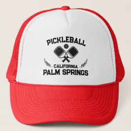 Pickleball Palm Springs California US Custom Trucker Pet