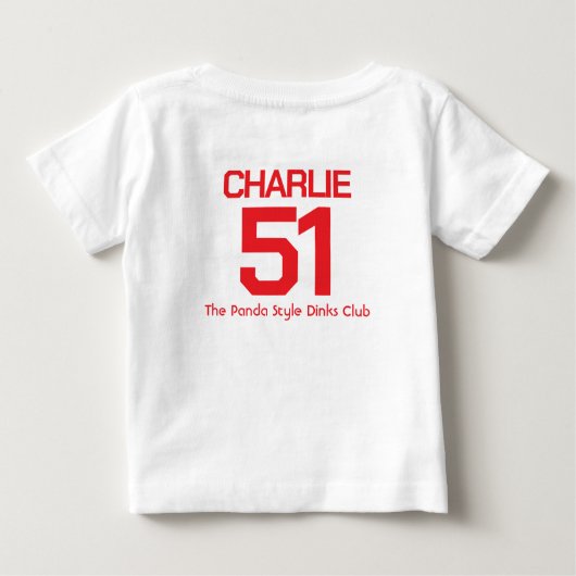 pickleball panda (Achterkant)