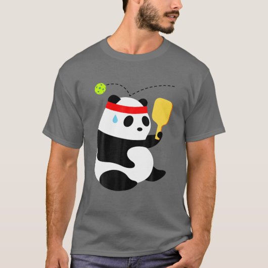 Pickleball Panda Beer BONK! T-shirt (Voorkant)