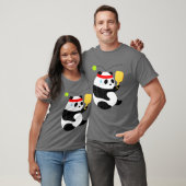 Pickleball Panda Beer BONK! T-shirt (Unisex)