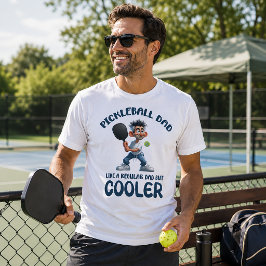 Pickleball Papa, Als een Gewone Papa T-shirt