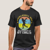 Pickleball papa als een gewone vader maar cooler v t-shirt (Voorkant)