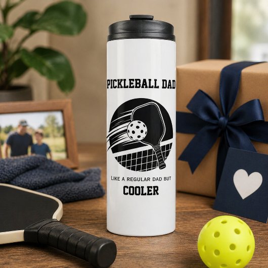 Pickleball Papa Cadeau Thermosbeker