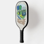 Pickleball Papa Gepersonaliseerd Mijn Vader Foto P Paddle (Links)