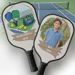 Pickleball Papa Gepersonaliseerd Mijn Vader Foto P Paddle