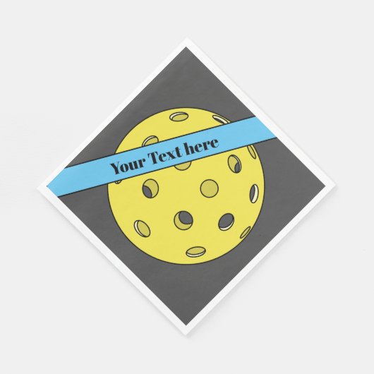 Pickleball Paper Napkins Servet (Hoek)