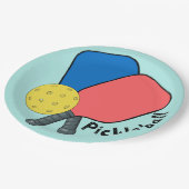 Pickleball papieren borden van Deb Jeffrey Bordje (Gekanteld)