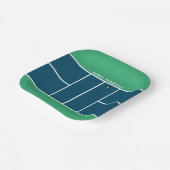 Pickleball Papieren Bordje (Gebogen)