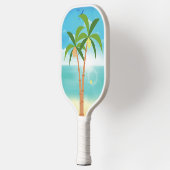 Pickleball Paradise Palm Trees Pickleball Paddle (Links)