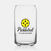 Pickleball partij kan vorm drink glas (Voorkant)