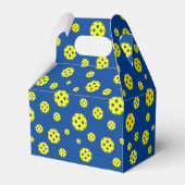 Pickleball-partijbonnen met aangepast bericht bedankdoosjes (Achterkant)