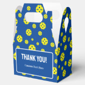 Pickleball-partijbonnen met aangepast bericht bedankdoosjes (Geopend)