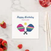 Pickleball Party - Aangepaste naam Aangepast Napki Servet (Insitu)