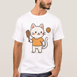 Pickleball Party Borden voor Cat Lovers T-shirt
