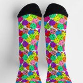 Pickleball Party Confetti- en Pickleball-ballonnen Sokken (Top)