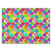 Pickleball Party Confetti- en Pickleball-ballonnen Tafelkleed (Voorkant (Horizontaal))