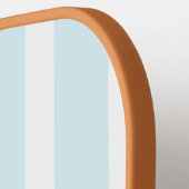 Pickleball Party Favoriet Groene & Blauwe Sticker Pickleball Paddle (Links Detail)