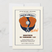 Pickleball Party Kaart (Voorkant)
